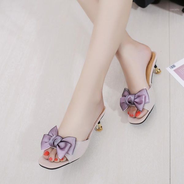 dropshipping women spring summer casual slip on thin heel slides woman elegant ladies shoes bowtie peep toe high heels slippers1, Black
dropshipping women spring summer casual slip on thin heel slides woman elegant ladies shoes bowtie peep toe high heels slippers1, Black