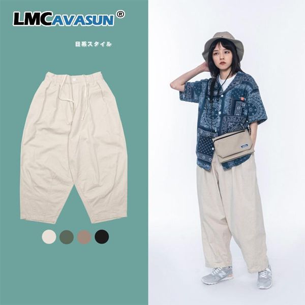 women's pants & capris lmc/men women couple casual elastic waist loose wide leg pant male japan korea streetwear vintage hip hop harem, Black;white
women's pants & capris lmc/men women couple casual elastic waist loose wide leg pant male japan korea streetwear vintage hip hop harem, Black;white