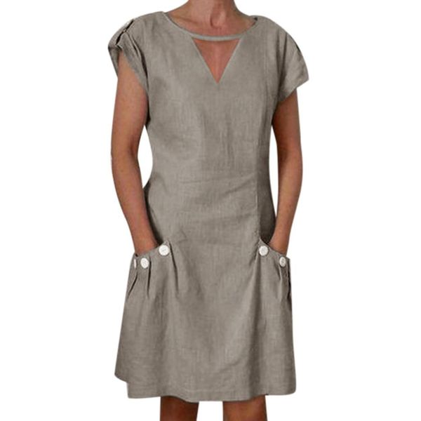 ladies dress womens beach summer crew neck casual fashion party hollow out a line knee length sundress short sleeve kg-358, Black;gray
ladies dress womens beach summer crew neck casual fashion party hollow out a line knee length sundress short sleeve kg-358, Black;gray