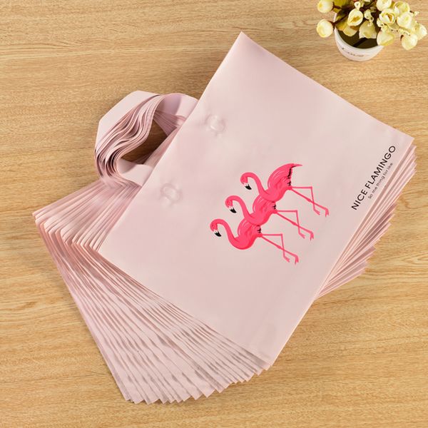 50pcs/pack custom printed shopping bag degradable flamingo frosted reusable tote clothing store bag gift boutique pink
50pcs/pack custom printed shopping bag degradable flamingo frosted reusable tote clothing store bag gift boutique pink