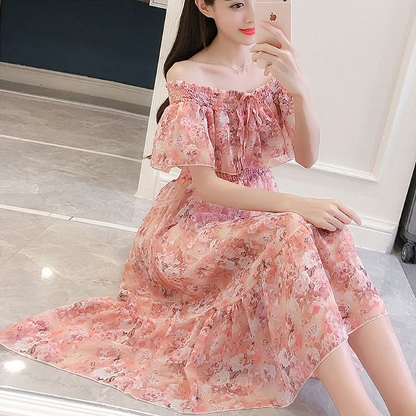 casual off shoulder floral print bandage tea-length short sleeve a-line chiffon pink green blue slim waist coctail dress 9732 party, Black
casual off shoulder floral print bandage tea-length short sleeve a-line chiffon pink green blue slim waist coctail dress 9732 party, Black