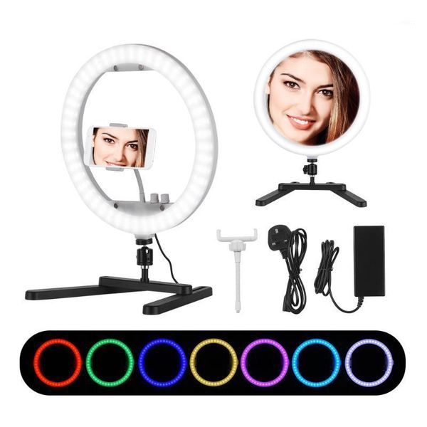 13 inch selfie deskled ring light rgb color light 35w dimmable fill 3200k-7000k for vlog youtube portrait pgraphy1
13 inch selfie deskled ring light rgb color light 35w dimmable fill 3200k-7000k for vlog youtube portrait pgraphy1
