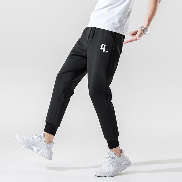 men's pants sweatpants casual track trousers joggers fitness elastic waist sports drawstring painted letter clothing k3017, Black
men's pants sweatpants casual track trousers joggers fitness elastic waist sports drawstring painted letter clothing k3017, Black