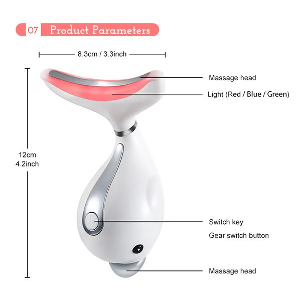 neck face beauty device 3 colors led pn therapy face lifting skin tighten reduce double chin anti wrinkle remove skin care p
neck face beauty device 3 colors led pn therapy face lifting skin tighten reduce double chin anti wrinkle remove skin care p