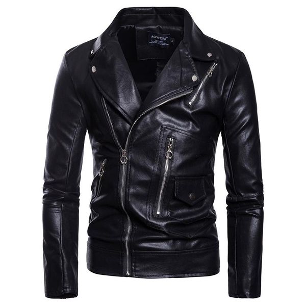 2020 new motorcycle leather jacket men casual biker jacket slim fit zippers male faux leather jackets winter coats m-5xl, Black
2020 new motorcycle leather jacket men casual biker jacket slim fit zippers male faux leather jackets winter coats m-5xl, Black
