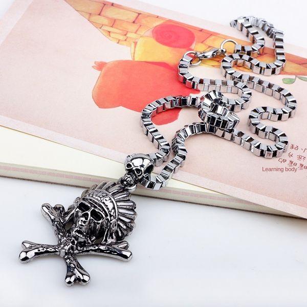 jewelry box chain indian necklace national skeleton pendant exotic necklace, Silver
jewelry box chain indian necklace national skeleton pendant exotic necklace, Silver