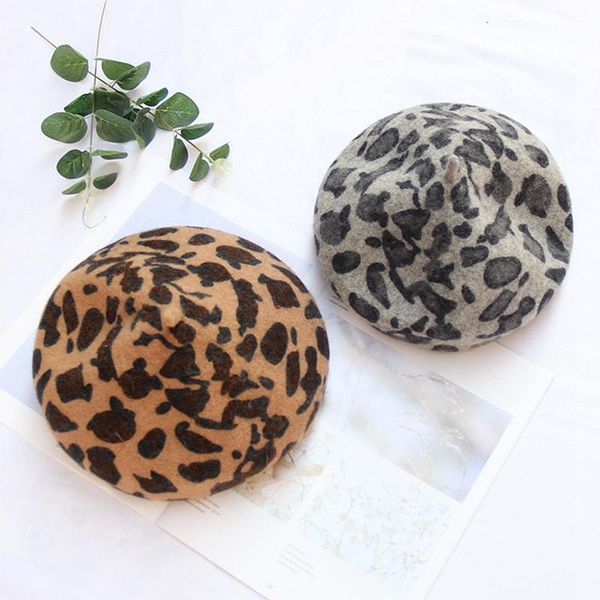 myzoper leopard vintage felt beret fashion tide korean version adjustable keep warm women's winter hat cap, Blue;gray
myzoper leopard vintage felt beret fashion tide korean version adjustable keep warm women's winter hat cap, Blue;gray