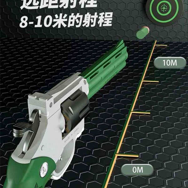 659823left wheel 357 alloy runner model can launch eva sponge soft bullet long and short children's toy gun with various colors
659823left wheel 357 alloy runner model can launch eva sponge soft bullet long and short children's toy gun with various colors