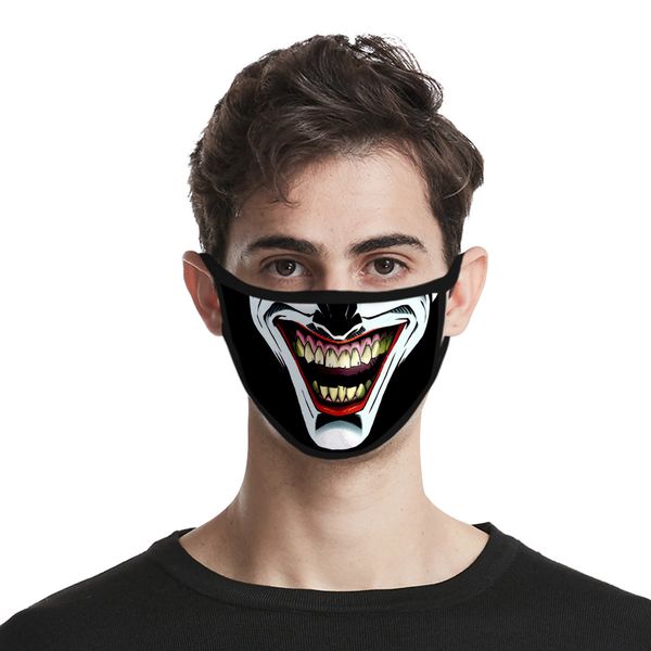 dhl shipping designer face mask clown cotton party masks 3d printed mask ice silk cloth horror masks
dhl shipping designer face mask clown cotton party masks 3d printed mask ice silk cloth horror masks