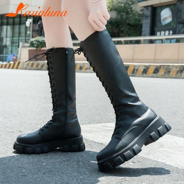 karin dropship shoes leisure autumn winter mid-calf boots solid cross-tied flat platform, Black
karin dropship shoes leisure autumn winter mid-calf boots solid cross-tied flat platform, Black