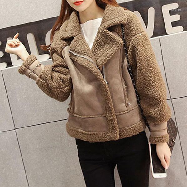 women's fur & faux winter coats women thickness leather sheepskin female jacket ladies warm outwear feminino1, Black
women's fur & faux winter coats women thickness leather sheepskin female jacket ladies warm outwear feminino1, Black