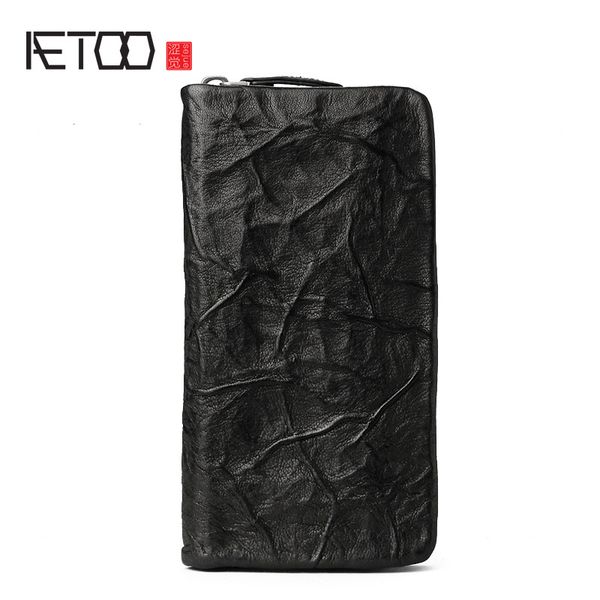 hbp aetoo men's vintage wallet, men's leather ruffled long wallet, large-capacity long zip-up wallet, Red;black
hbp aetoo men's vintage wallet, men's leather ruffled long wallet, large-capacity long zip-up wallet, Red;black