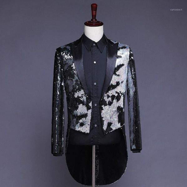 men's suits & blazers men tailcoat mens tail coat black and silver full dress red yellow suit color-changing sequin tails1, White;black
men's suits & blazers men tailcoat mens tail coat black and silver full dress red yellow suit color-changing sequin tails1, White;black