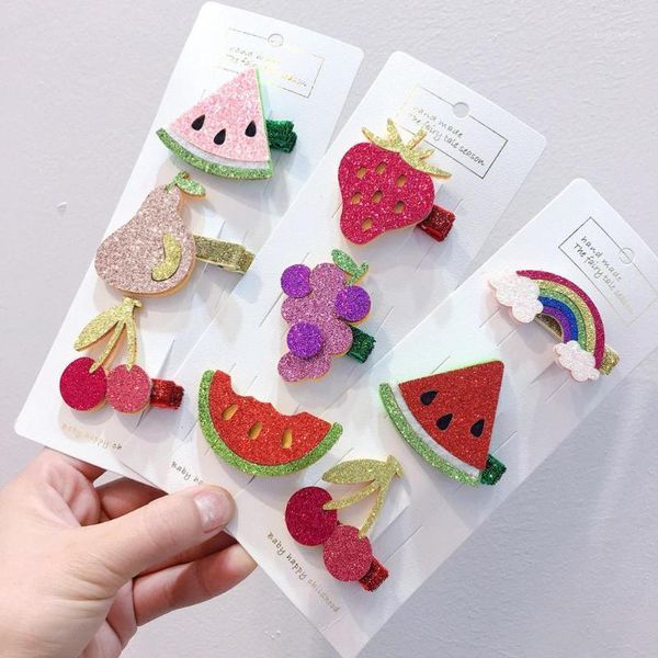 3pcs/set kids hair accessories sequins fruit hairpins strawberry watermelon hair clip for girl child headwear hairgrip1, Slivery;white
3pcs/set kids hair accessories sequins fruit hairpins strawberry watermelon hair clip for girl child headwear hairgrip1, Slivery;white