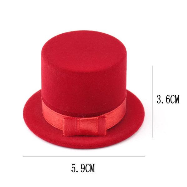 1 piece red/black hat jewelry box velvet wedding ring box necklace display box gift container case for jewelry p jllnci, Black;white 
1 piece red/black hat jewelry box velvet wedding ring box necklace display box gift container case for jewelry p jllnci, Black;white