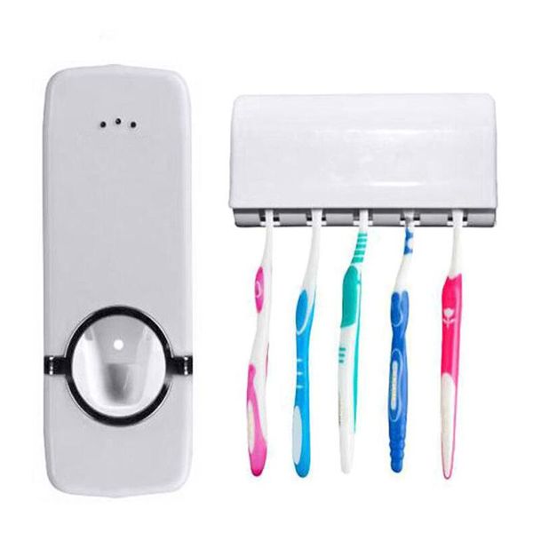 bathroom accessories set automatic toothpaste squeezer + toothbrush stand toothpaste holder wall mount rack bathroom tools set
bathroom accessories set automatic toothpaste squeezer + toothbrush stand toothpaste holder wall mount rack bathroom tools set