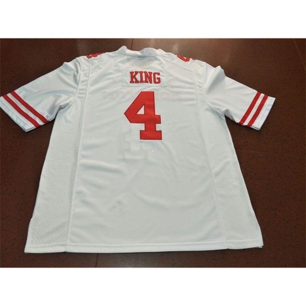 custom red white 3421 hou cougars d'eriq king #4 real full embroidery college jersey size s-4xl or custom any name or number jersey, Black
custom red white 3421 hou cougars d'eriq king #4 real full embroidery college jersey size s-4xl or custom any name or number jersey, Black