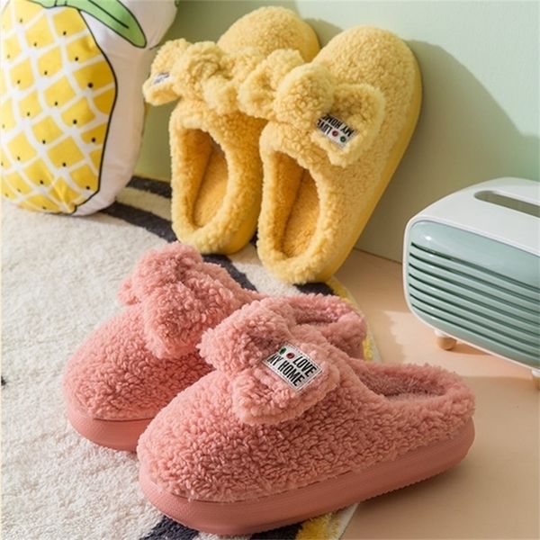 women winter warm house slippers thick sole heel heels plush cotton shoes men couple bedroom ladies girls fur slides y201026, Black
women winter warm house slippers thick sole heel heels plush cotton shoes men couple bedroom ladies girls fur slides y201026, Black