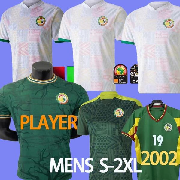 2002 2003 senegal retro soccer jersey richie poo p. bouba diop kh. fadiga diouf home white away green football shirt short sleeve uniforms, Black;yellow
2002 2003 senegal retro soccer jersey richie poo p. bouba diop kh. fadiga diouf home white away green football shirt short sleeve uniforms, Black;yellow