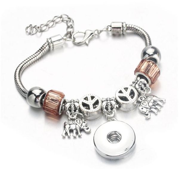 new 6 colors elephant pendant bracelet lobster buckle snake chain bangles beaded bracelet fit 18mm snap women bbyorw, Golden;silver
new 6 colors elephant pendant bracelet lobster buckle snake chain bangles beaded bracelet fit 18mm snap women bbyorw, Golden;silver