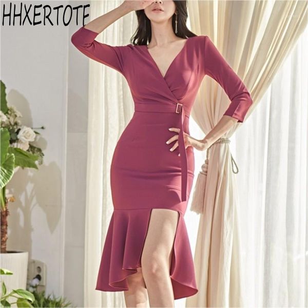 2020 spring v-neck ruffles bodycon mermaid dress women office women's stylish package hip ruffle dress1, Black;gray
2020 spring v-neck ruffles bodycon mermaid dress women office women's stylish package hip ruffle dress1, Black;gray