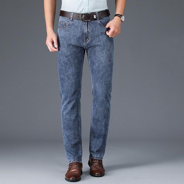 men's jeans 2021 thin summer slim micro elastic pants straight tube fashion brand casual, Blue
men's jeans 2021 thin summer slim micro elastic pants straight tube fashion brand casual, Blue