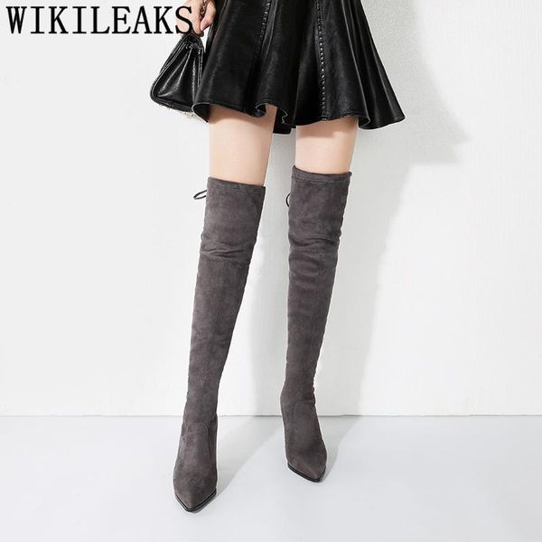 колено высокие сапоги женщины толстый каблук sexy boots колено высокие каблуки фетиш зима обувь женская дизайнерская обувь класса люкс, Black
колено высокие сапоги женщины толстый каблук sexy boots колено высокие каблуки фетиш зима обувь женская дизайнерская обувь класса люкс, Black