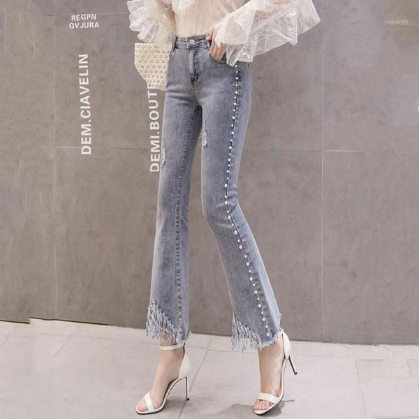 real smicro-flared pants female high-waist spring section korean slim flared jeans was thin stretch jeans 2020 new fashion1, Blue
real smicro-flared pants female high-waist spring section korean slim flared jeans was thin stretch jeans 2020 new fashion1, Blue