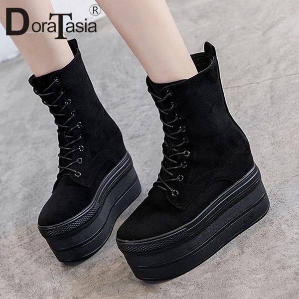 boots doratasia fashion female height increasing ankle high heels platform women casual shoelace shoes woman1, Black
boots doratasia fashion female height increasing ankle high heels platform women casual shoelace shoes woman1, Black