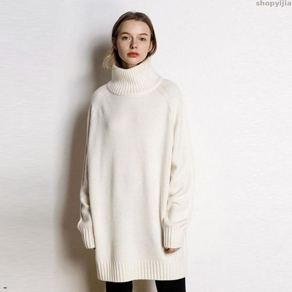 new solid color long loose shirt cashmere sweater women new high-necked cashmere sweater large size knitted bottoming1, White;black
new solid color long loose shirt cashmere sweater women new high-necked cashmere sweater large size knitted bottoming1, White;black