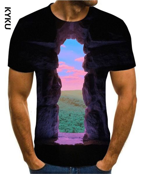 3d new popular animation landscape creative art design colorful funny t-shirt for men's short sleeve s-6xl street style, White;black
3d new popular animation landscape creative art design colorful funny t-shirt for men's short sleeve s-6xl street style, White;black