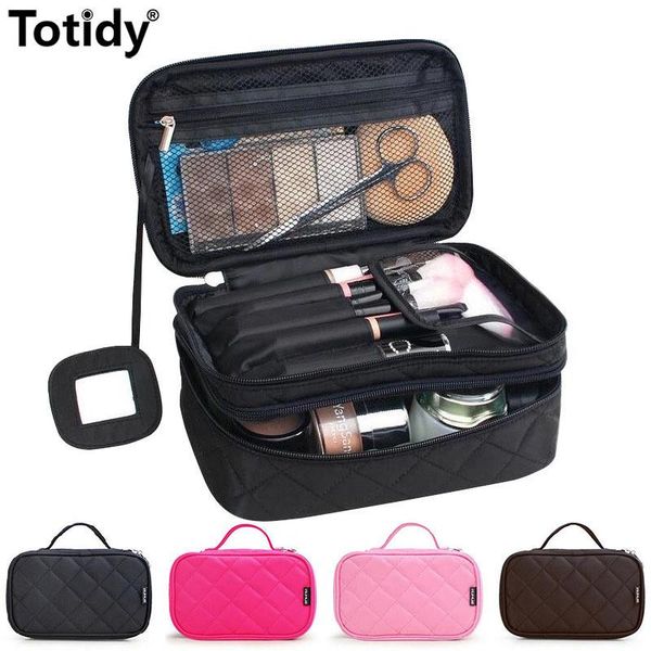 cosmetic bags & cases diamond lattice bag double layer make up brush organizer for women portable storage travel makeup pouch
cosmetic bags & cases diamond lattice bag double layer make up brush organizer for women portable storage travel makeup pouch