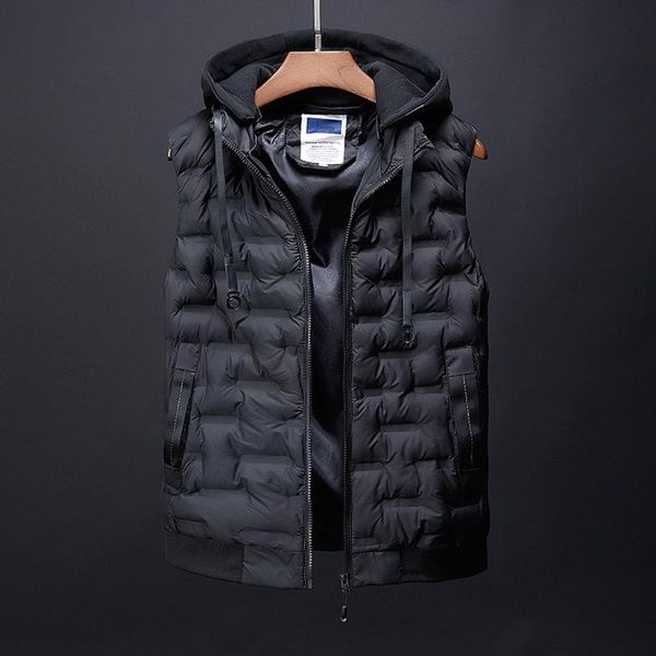 men's vests mens winter sleeveless jacket men down vest warm thick hooded coats male solid-padded work waistcoat gilet homme 3xl, Black;white
men's vests mens winter sleeveless jacket men down vest warm thick hooded coats male solid-padded work waistcoat gilet homme 3xl, Black;white