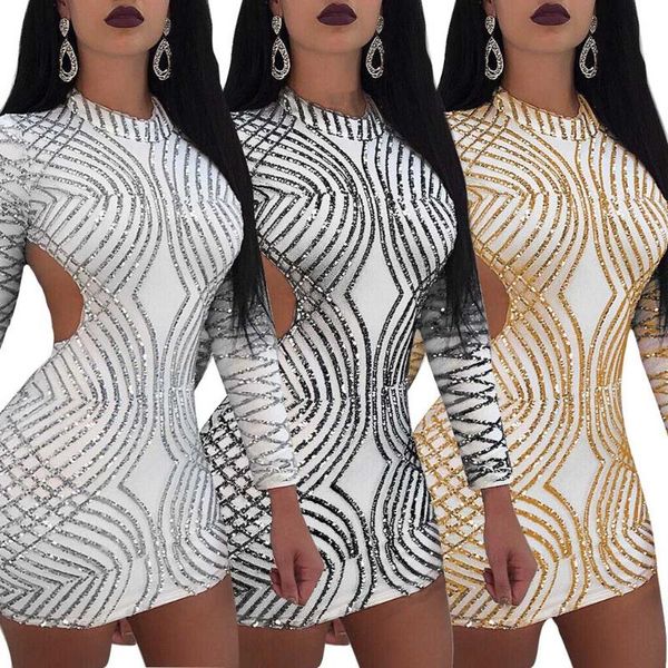 adies formal evening party sequin club short dresses vestidos autumn dresses women golden dress#j30, Black
adies formal evening party sequin club short dresses vestidos autumn dresses women golden dress#j30, Black
