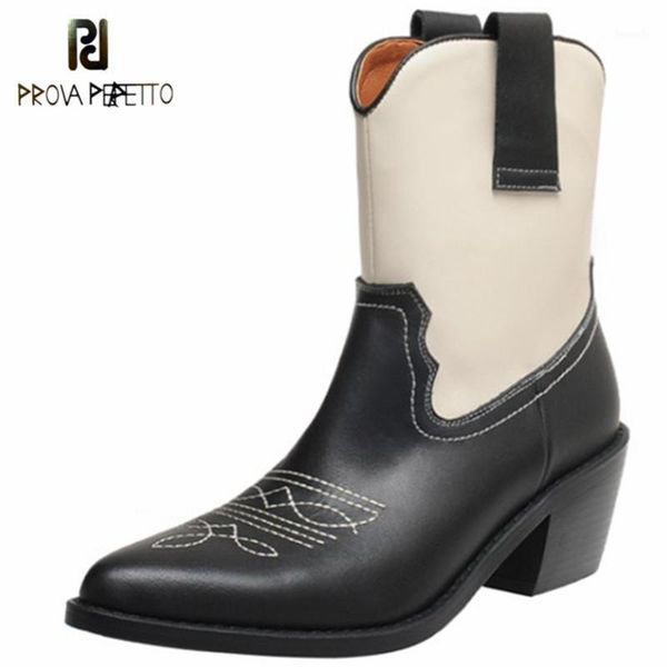boots prova perfetto classics pointed toe botas de mujer square heel mixed colors zapatos breathable high heels short boots1, Black
boots prova perfetto classics pointed toe botas de mujer square heel mixed colors zapatos breathable high heels short boots1, Black