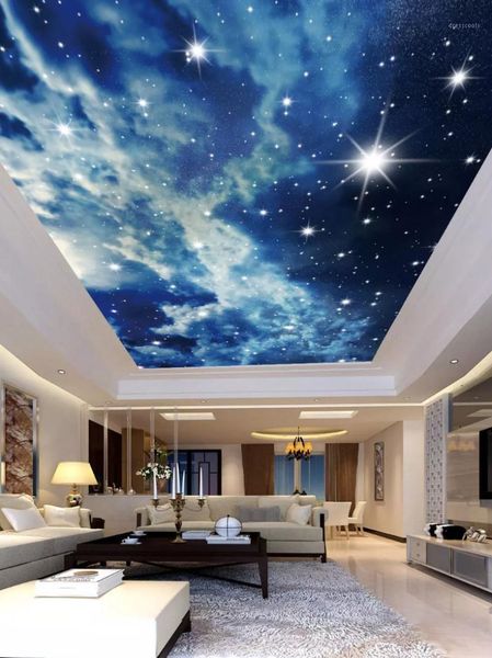 custom 3d wallpaper roll blue sky star ceilings bedroom living room ceiling decoration mural wall1
custom 3d wallpaper roll blue sky star ceilings bedroom living room ceiling decoration mural wall1