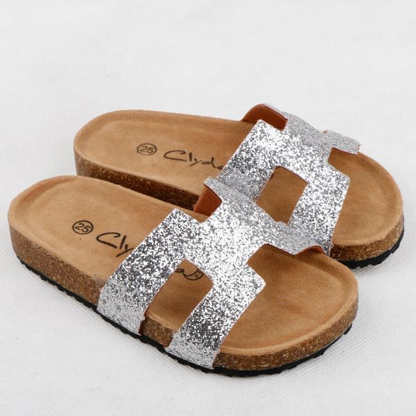 children slippers flip flops summer slides kids bling beach sandals casual slip on orthopedic cork shoes, Black
children slippers flip flops summer slides kids bling beach sandals casual slip on orthopedic cork shoes, Black
