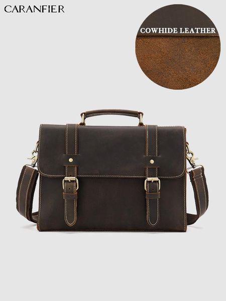 briefcases caranfier mens crazy horse real leather business handbags tote vintage male lapcomputer travel flap pocket bags
briefcases caranfier mens crazy horse real leather business handbags tote vintage male lapcomputer travel flap pocket bags