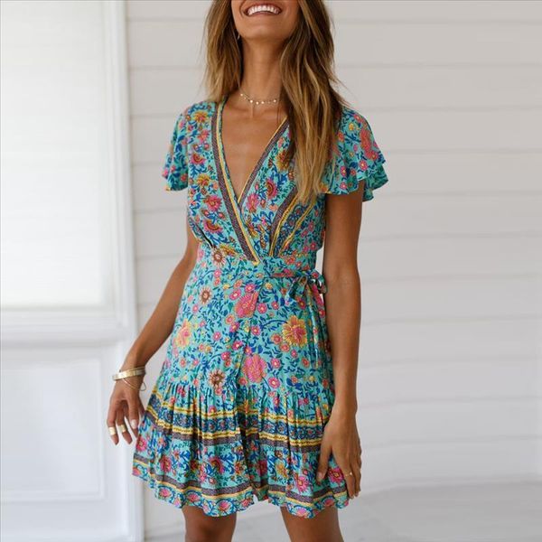 2020 платья женщины полиэстер boho цветочные summer party пляж платье с коротким рукавом v-образный вырез-line платье мини платье женского, Black;gray
2020 платья женщины полиэстер boho цветочные summer party пляж платье с коротким рукавом v-образный вырез-line платье мини платье женского, Black;gray