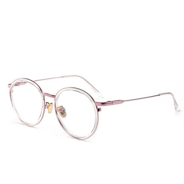 fashionable personality round metal flat lens fashion women ultra light large size frame optical glasses 60038, White;black
fashionable personality round metal flat lens fashion women ultra light large size frame optical glasses 60038, White;black