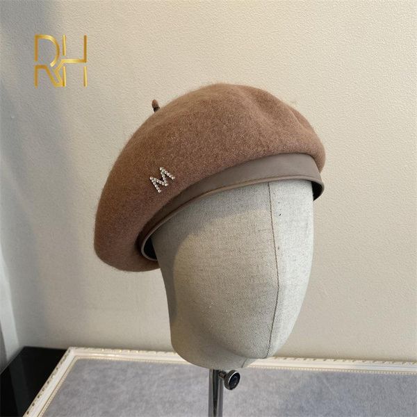 berets autumn hat for women 2021 winter wool letter femme all-match painter vintage british style mujer beret cap rh, Blue;gray
berets autumn hat for women 2021 winter wool letter femme all-match painter vintage british style mujer beret cap rh, Blue;gray