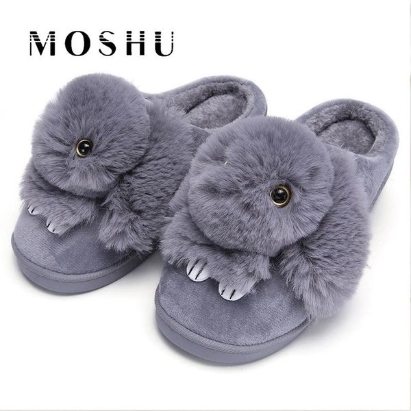 women winter home slippers ladies rabbit animal prints fur warm slides indoor soft casual shoes for women sandals plus size y201026, Black
women winter home slippers ladies rabbit animal prints fur warm slides indoor soft casual shoes for women sandals plus size y201026, Black
