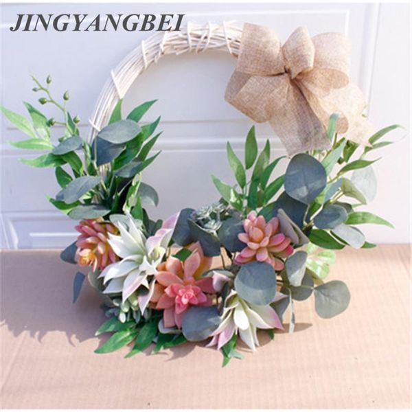 decorative flowers & wreaths artificial garland fleshy semi-circular wall hanging ornaments home holiday party wedding christmas decoration1
decorative flowers & wreaths artificial garland fleshy semi-circular wall hanging ornaments home holiday party wedding christmas decoration1