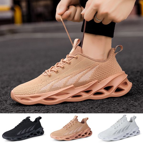 sneakers for men fashion sports run shoes solid color breathable trainers, Black;brown
sneakers for men fashion sports run shoes solid color breathable trainers, Black;brown