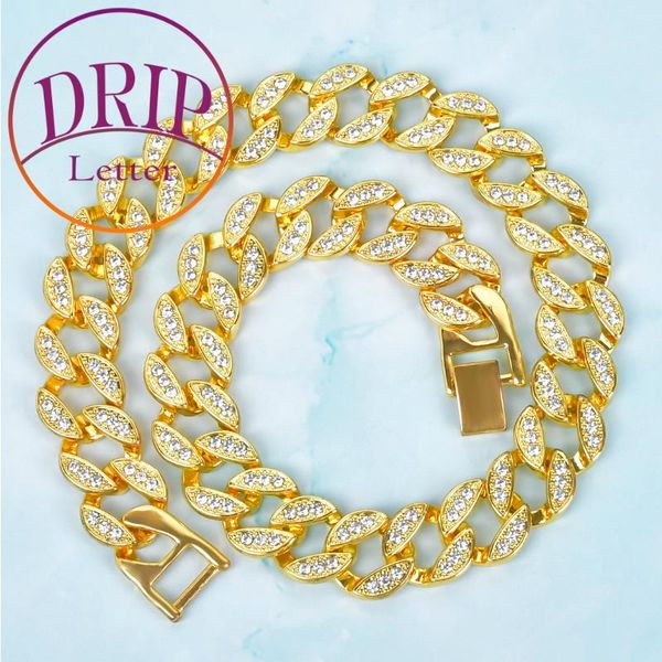 15mm rhinestone crystal miami cuban necklace hip hop gold color chain fashion punk jewelry for gift, Silver
15mm rhinestone crystal miami cuban necklace hip hop gold color chain fashion punk jewelry for gift, Silver
