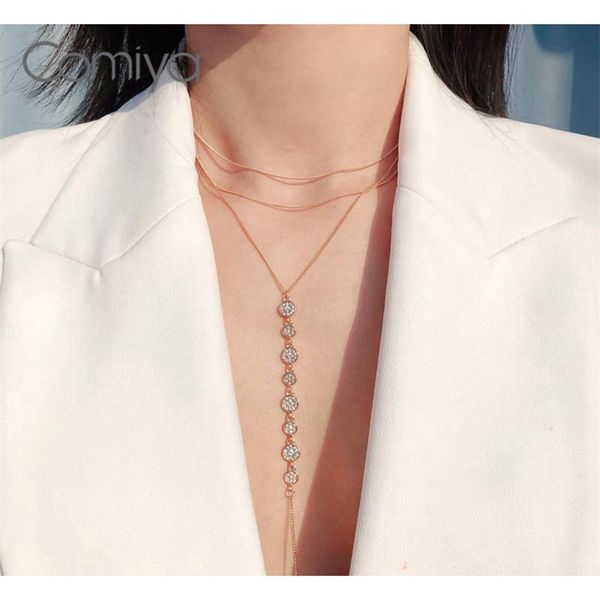 chains comiya necklace for women gold color zinc alloy crystal mosaic pendant korean collare statement necklaces fashion jewelry, Silver
chains comiya necklace for women gold color zinc alloy crystal mosaic pendant korean collare statement necklaces fashion jewelry, Silver