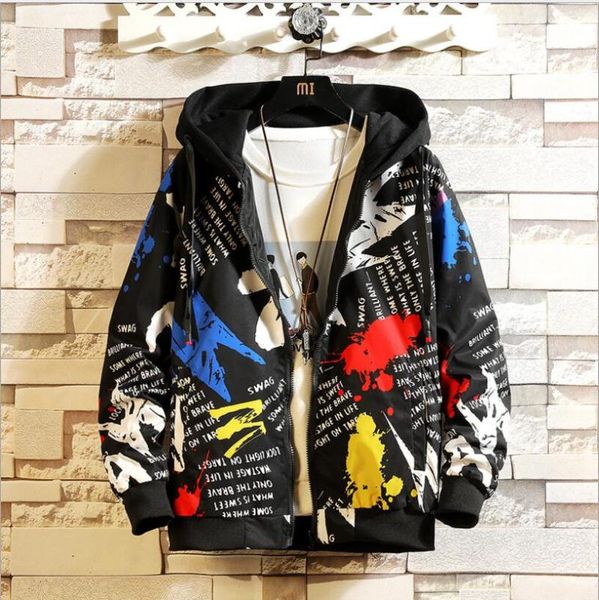 men's jackets camouflage jacket loose hooded coat cool trend versatile spring and autumn casual class, Black;brown
men's jackets camouflage jacket loose hooded coat cool trend versatile spring and autumn casual class, Black;brown