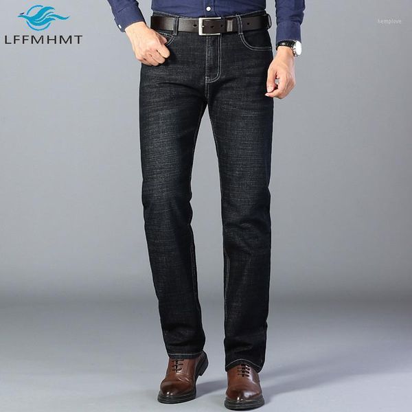 men winter fall new fashion large size stretchy jeans loose casual business smart casual straight denim pants male basic trouser1, Blue
men winter fall new fashion large size stretchy jeans loose casual business smart casual straight denim pants male basic trouser1, Blue
