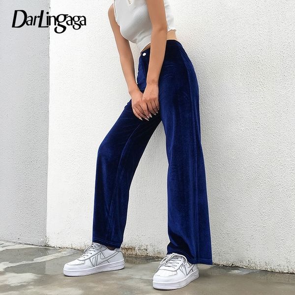 darlingaga casual loose autumn velour wide leg pants straight solid trousers women baggy high waist pants harajuku capri bottom y200418, Black;white
darlingaga casual loose autumn velour wide leg pants straight solid trousers women baggy high waist pants harajuku capri bottom y200418, Black;white