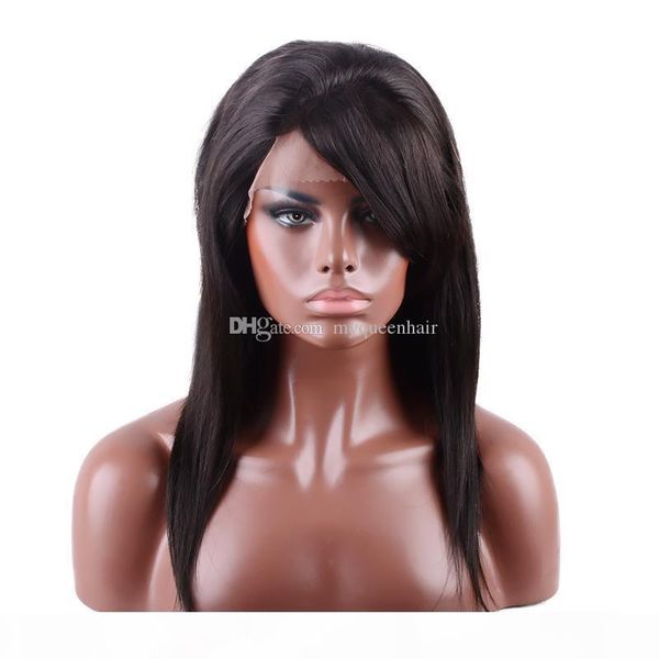 my queen silky straight brazilian virgin human hair hd full lace wig with bangs 150% density with baby hair side part, Black;brown
my queen silky straight brazilian virgin human hair hd full lace wig with bangs 150% density with baby hair side part, Black;brown